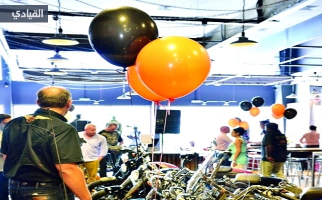 صالة لهارلي ديفيدسون في إنفيستمينت بارك